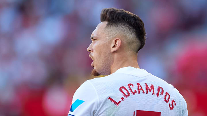 Lucas Ocampos, ancien joueur de l'Olympique de Marseille.
