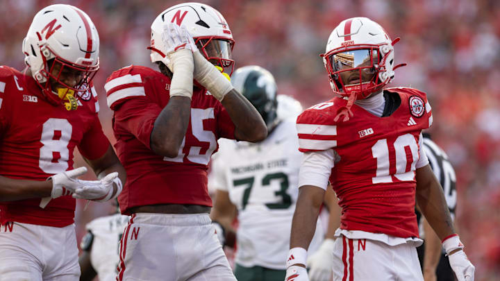 Dasan McCullough (15) and Andrew Marshall (10) transferred to Nebraska in 2025. Both defenders earned All-Big Ten selections this fall. Dasan McCullough (15) and Andrew Marshall (10) transferred to Nebraska in 2025. Both defenders earned All-Big Ten selections this fall.