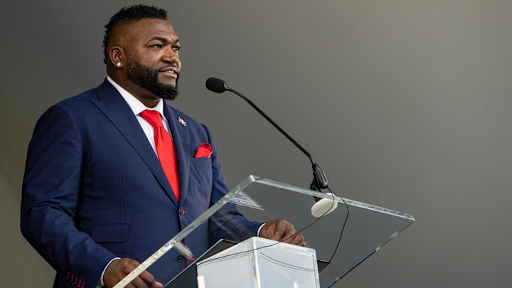 David Ortiz mencionó a varios excompañeros en su discurso en Cooperstown 