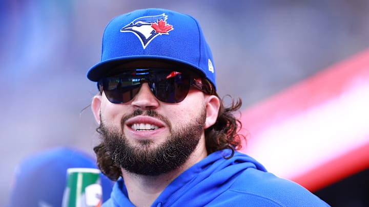 Toronto Blue Jays starting pitcher Alek Manoah hopes to be back in August