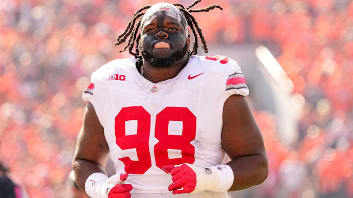 Ohio State defensive tackle Kayden McDonald has had close scrutiny by the Bears in this run up to the draft. Ohio State defensive tackle Kayden McDonald has had close scrutiny by the Bears in this run up to the draft.