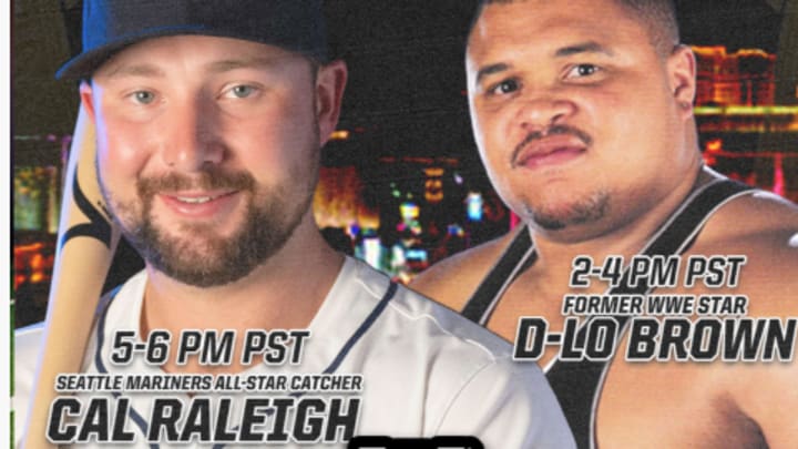 Join Card Vault on eBay Live from Vegas December 14th starting at 2 PM Pacific with Cal Raleigh and D-Lo Brown. Join Card Vault on eBay Live from Vegas December 14th starting at 2 PM Pacific with Cal Raleigh and D-Lo Brown.