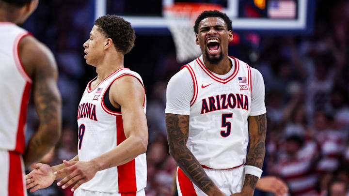 Arizona Wildcats guard KJ Lewis (5).