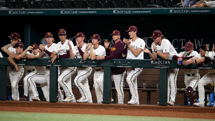 Arizona State was picked to finish sixth in the 2025 Big 12 Baseball Preseason Poll by the conference's head coaches Thursday, Jan. 23, 2025.