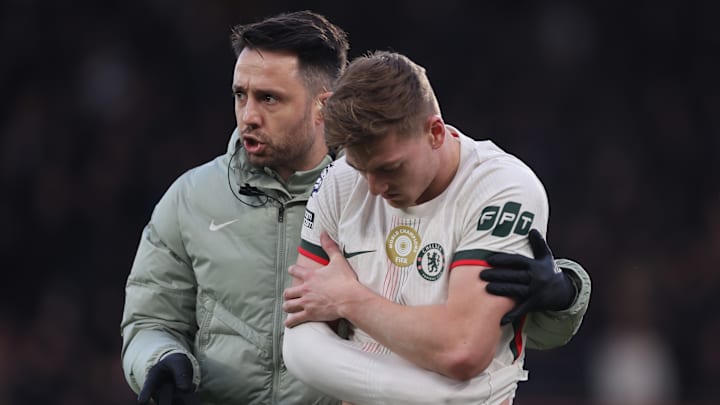 A shoulder injury has sent Liam Delap to the sidelines.