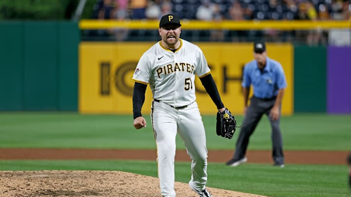 Pittsburgh Pirates closer David Bednar slams the door on the Detroit Tigers at PNC Park.