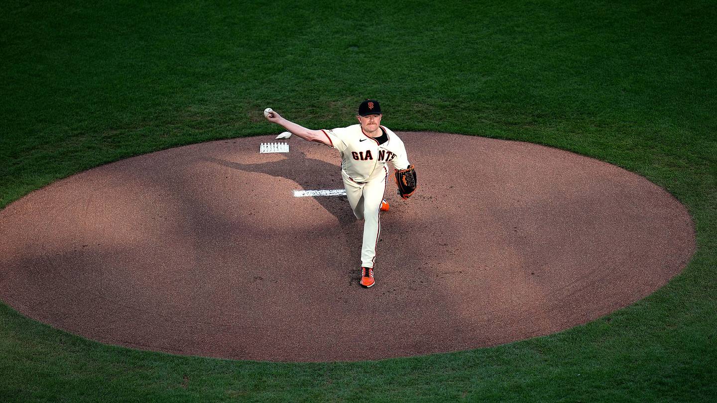 The Giants get some good news about pitcher Logan Webb's injury