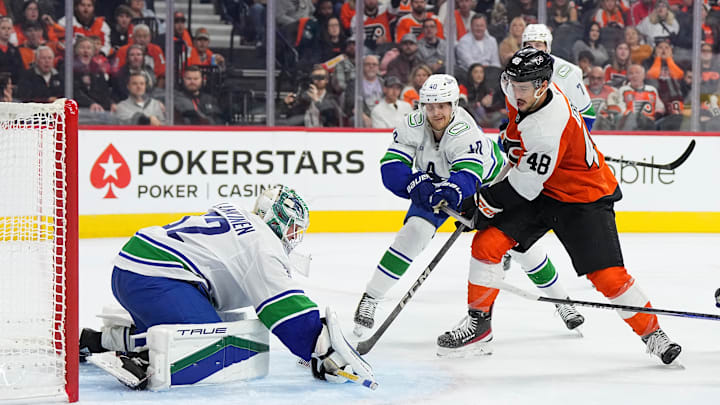 Vancouver Canucks v Philadelphia Flyers
