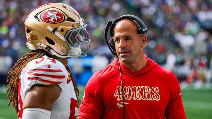 Robert Saleh will leave the 49ers to become the Titans’ new head coach.