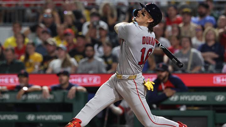 Boston Red Sox left fielder Jarren Duran.