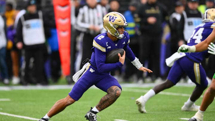 Demond Williams Jr. and Washington are favored against Boise State on Saturday.
