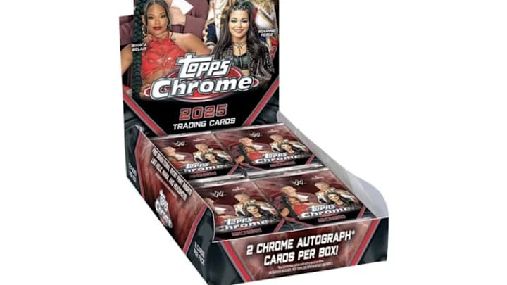 Topps Chrome WWE products will be released on January 31, 2025. This is the first Topps WWE product since 2021