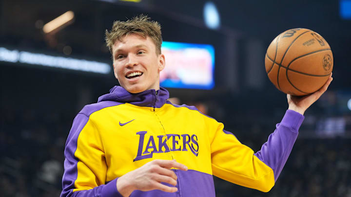Los Angeles Lakers guard Dalton Knecht on Jan 25, 2025.