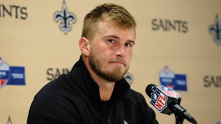 New Orleans Saints quarterback Tyler Shough