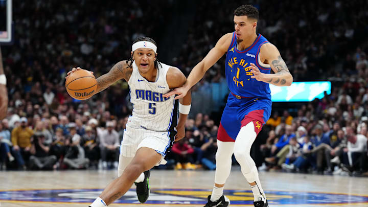 The Orlando Magic close their West Coast road trip against the Denver Nuggets as they try to build on the momentum of their win Wednesday.