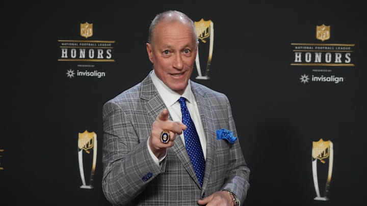 Former Buffalo Bills' Hall of Fame quarterback Jim Kelly.