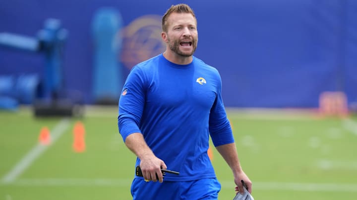 Los Angeles Rams coach Sean McVay. Los Angeles Rams coach Sean McVay.