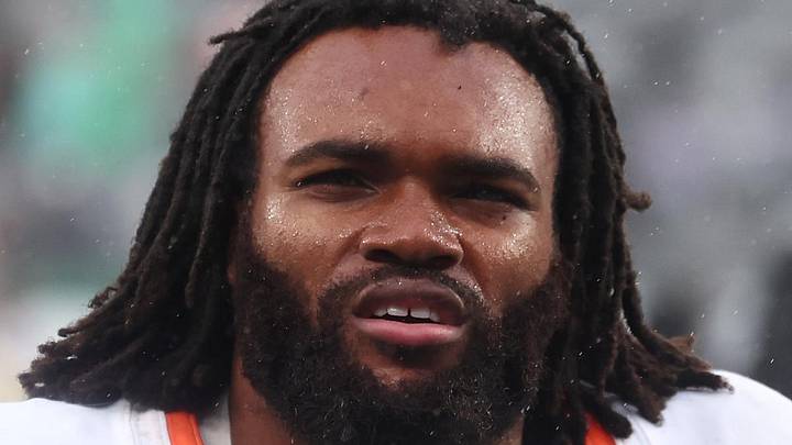 Denver Broncos running back Jaleel McLaughlin