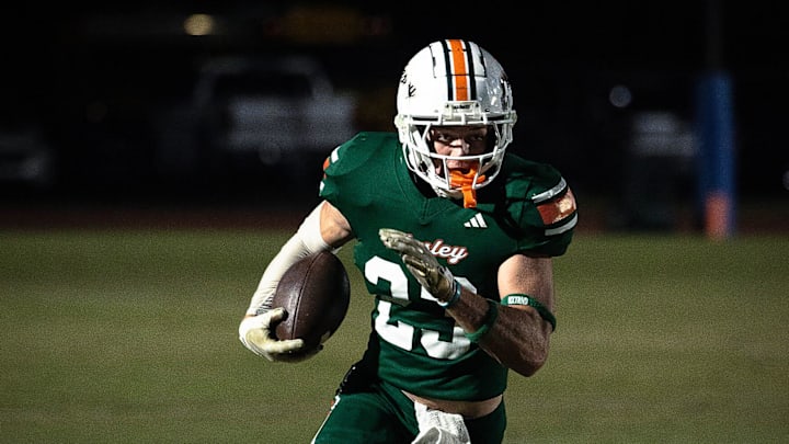 Mosley plays Arnold at Tommy Oliver Stadium in Panama City, Fla., Oct. 18, 2024. Mosley won the game 56-13. (Tyler Orsburn/News Herald)