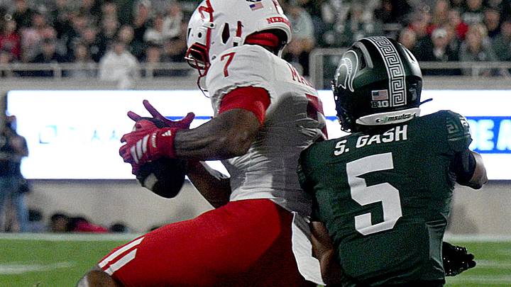 Andrew Marshall's fourth-quarter interception was one of three turnovers generated Saturday by the Nebraska defense. Andrew Marshall's fourth-quarter interception was one of three turnovers generated Saturday by the Nebraska defense.