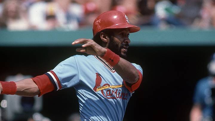 1982; Unknown location, USA; FILE PHOTO; St. Louis Cardinals shortstop Ozzie Smith in action at the plate during the 1982. Mandatory Credit: Malcolm Emmons-USA TODAY NETWORK