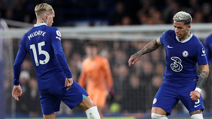 In Jan. 2023, Chelsea signed both Mykhailo Mudryk (left) and Enzo Fernandéz (right) with two of the most expensive signings in January transfer window history.