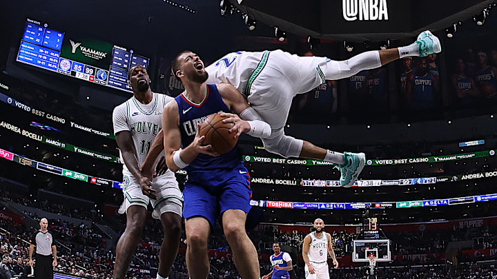The Clippers struggled to rebound against the Timberwolves