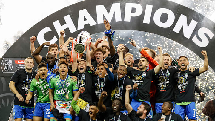 Seattle Sounders won the CCL, but failed in MLS. 