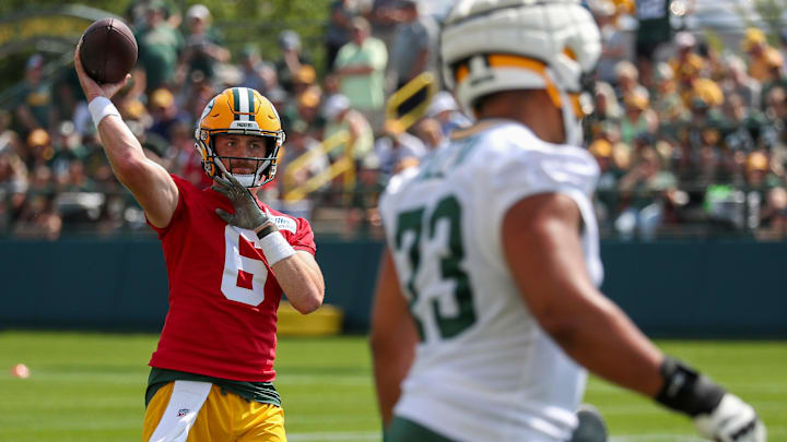 Green Bay Packers quarterback Sean Clifford