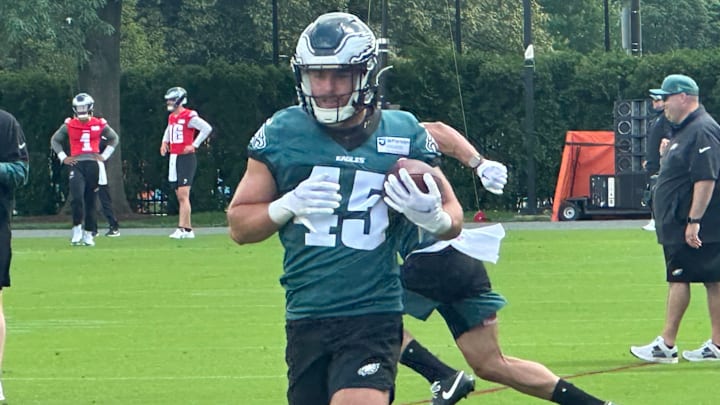 Eagles rookie receiver Taylor Morin.
