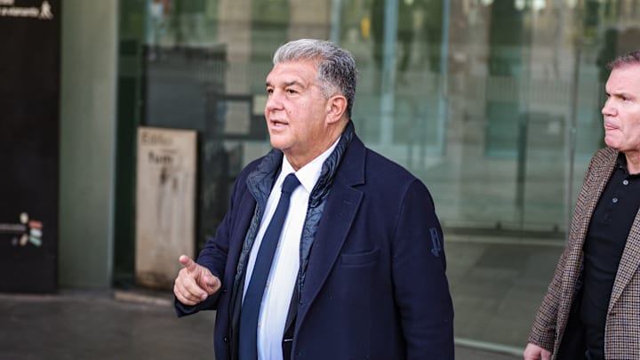 Laporta Testifies As A Witness In The 'negreira Case'.
