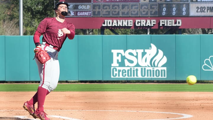 Florida State softball played its annual Garnet & Gold Scrimmage on Saturday, Feb. 3, 2024 at JoAnne Graf Field.
