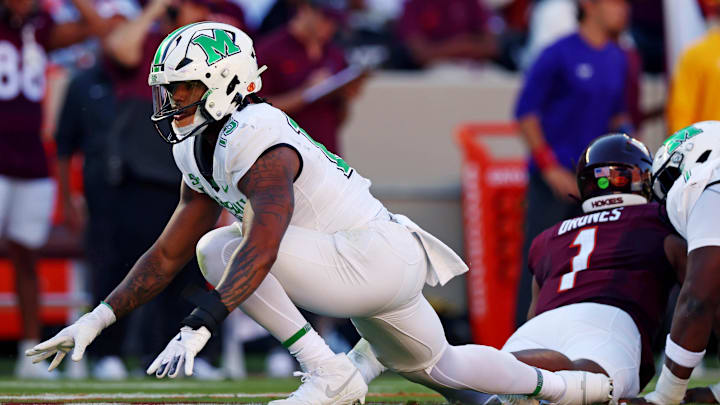 Marshall Thundering Herd defensive lineman Mike Green 