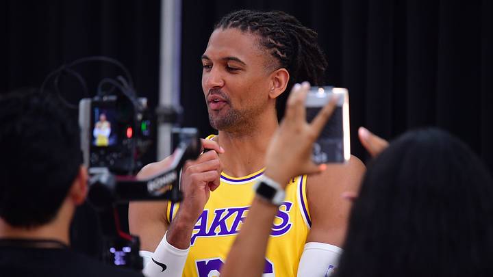 Sep 28, 2026; El Segundo, CA, USA; Los Angeles Lakers player Matisse Thybulle (26) during media day at UCLA Health Training Center. Mandatory Credit: Gary A. Vasquez-Imagn Images Sep 28, 2026; El Segundo, CA, USA; Los Angeles Lakers player Matisse Thybulle (26) during media day at UCLA Health Training Center. Mandatory Credit: Gary A. Vasquez-Imagn Images
