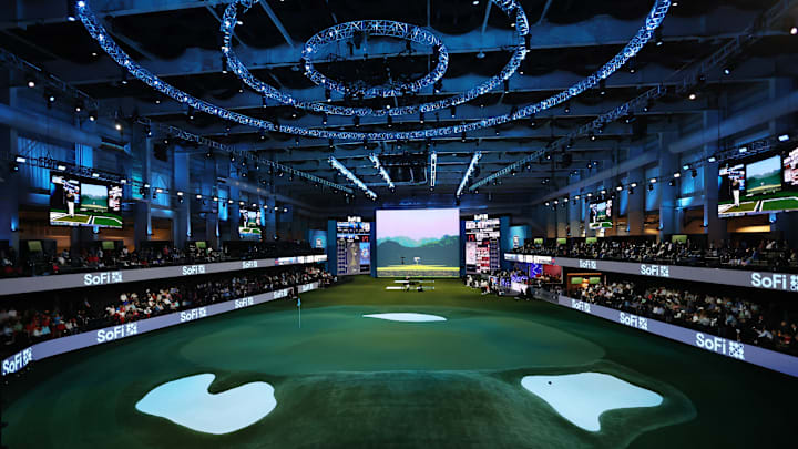 A general view of the SoFi Center, home of the TGL