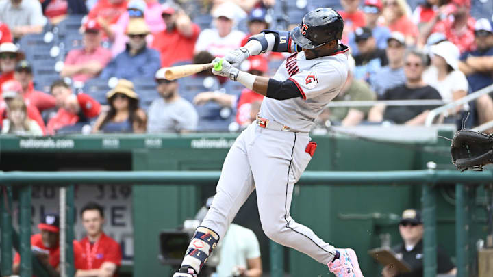 Cleveland Guardians Outfielder Angel Martinez Cleveland Guardians Outfielder Angel Martinez