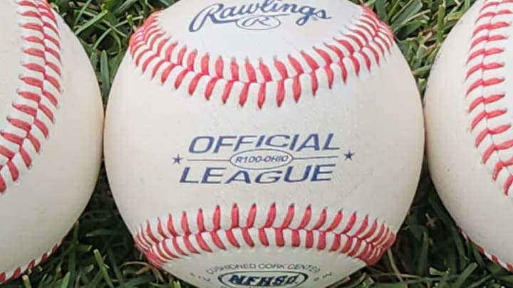 Rawlings NFHS baseball on field