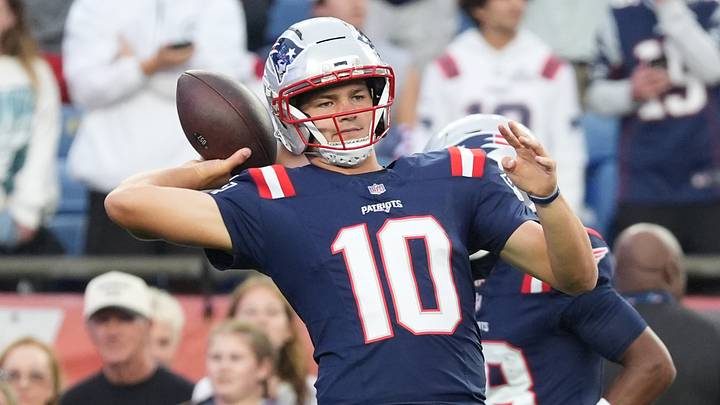 Drake Maye and the Patriots host the Steelers this week. Drake Maye and the Patriots host the Steelers this week.