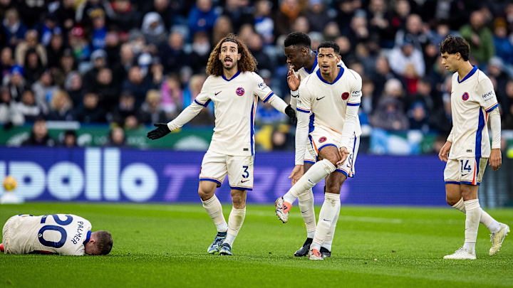 Chelsea were aggrieved that Leicester weren't reduced to 10 men.