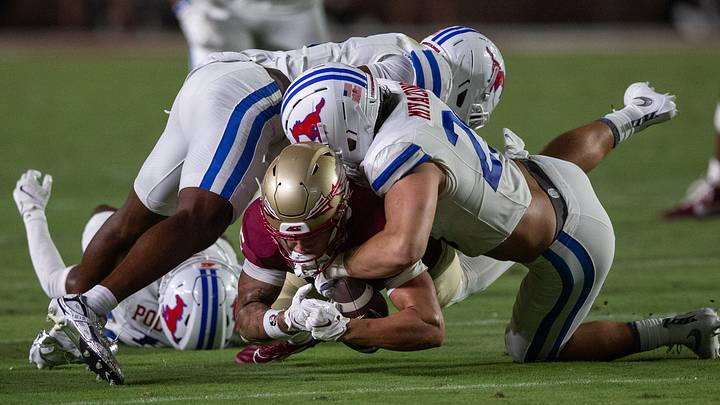 The SMU Mustangs defeats the Florida State Seminoles The SMU Mustangs defeats the Florida State Seminoles
