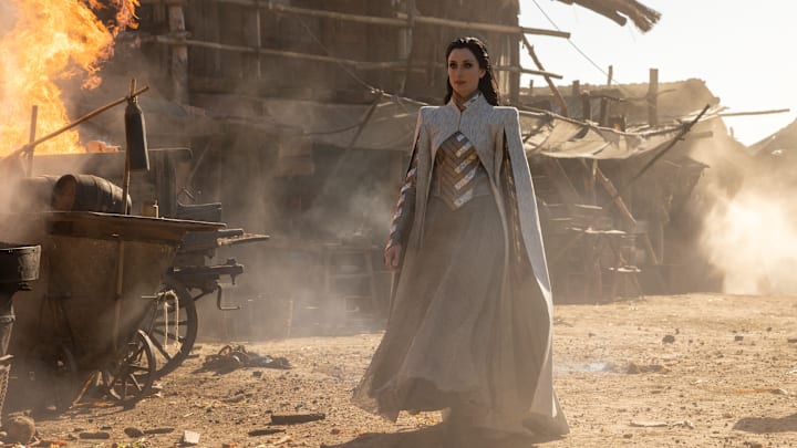 Natasha O'Keeffe (Lanfear) in The Wheel of Time season 2.