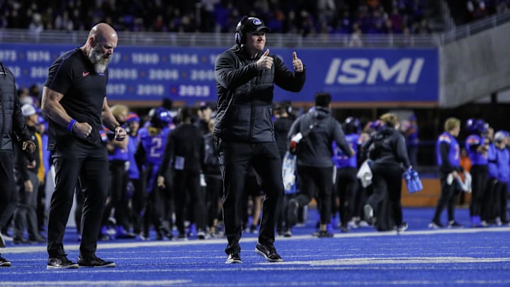 Boise State Broncos head coach Spencer Danielson.