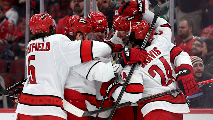 Carolina Hurricanes v Chicago Blackhawks