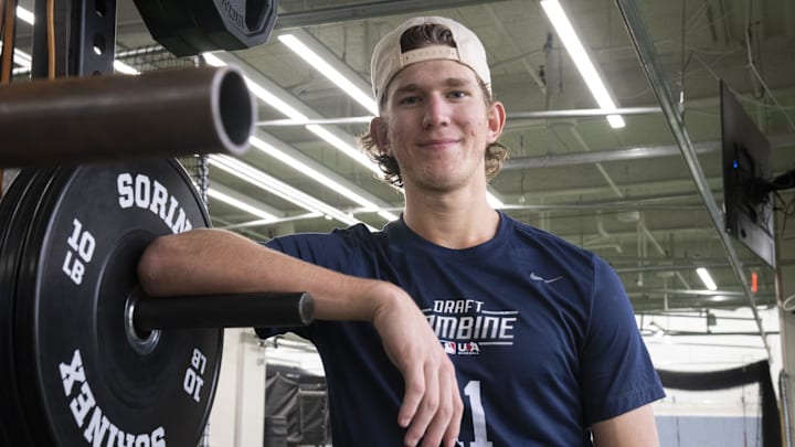 The Braves first-round pick is getting back in game shape with the FCL Braves