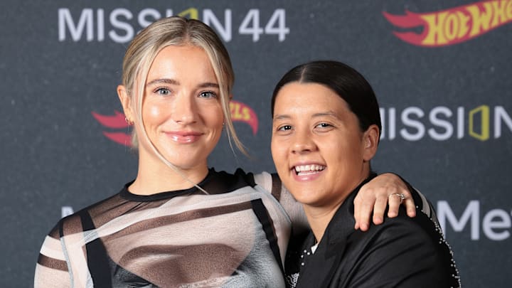Kristie Mewis and Sam Kerr share a son. Kristie Mewis and Sam Kerr share a son.