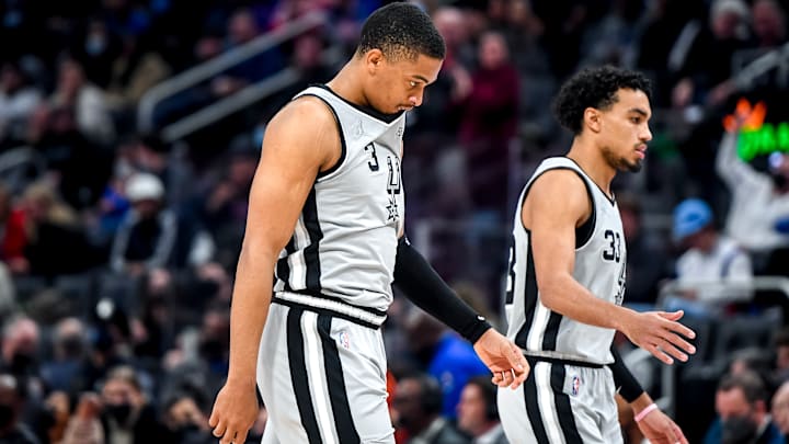 San Antonio Spurs Keldon Johnson, Tre Jones