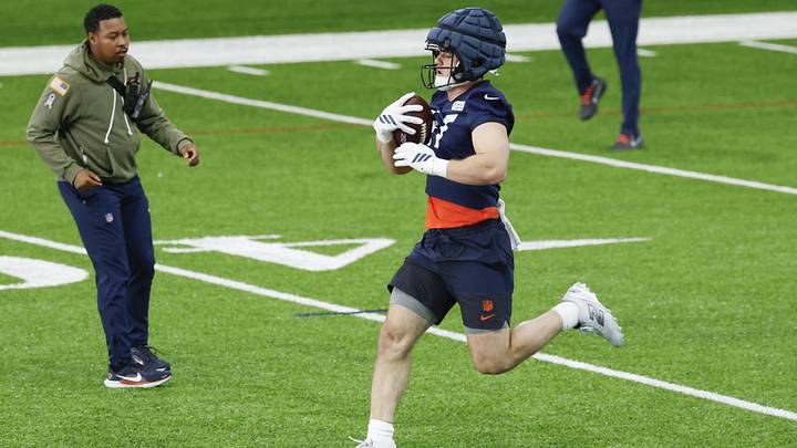 Chicago Bears tight end Sam Roush.