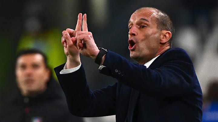 Max Allegri sur le banc de la Juventus