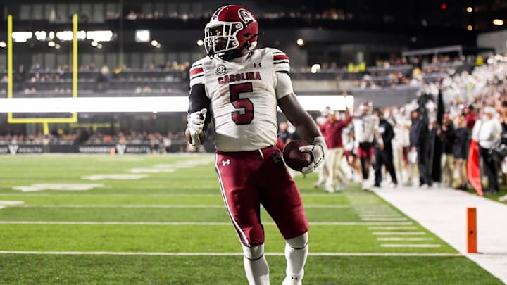 South Carolina Gamecocks running back Raheim Sanders