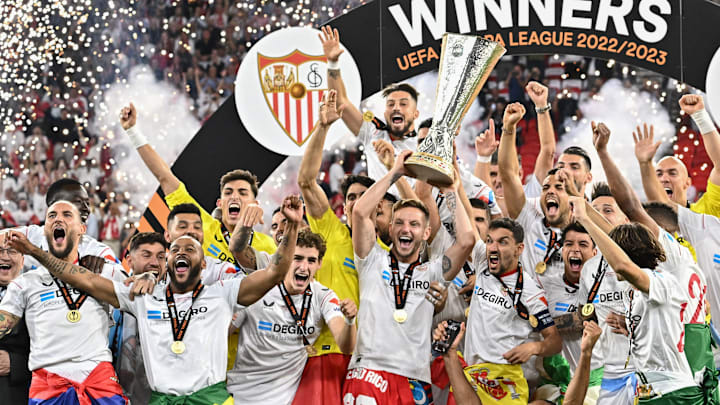 O Sevilla está cada vez mais soberano na Liga Europa.